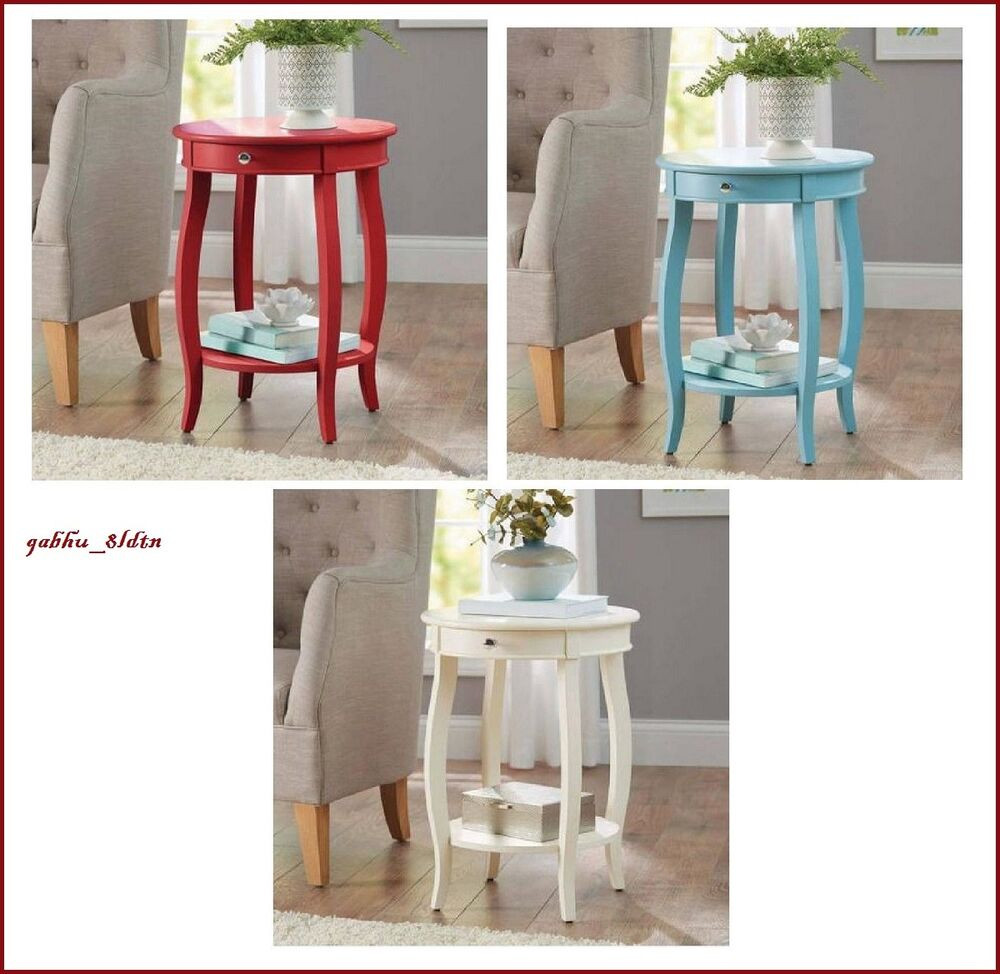 Accent Living Room Tables
 Modern French Accent Table Console Round Living Room Side