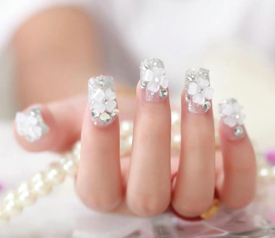 Acrylic Nails For Wedding
 Wedding Nails