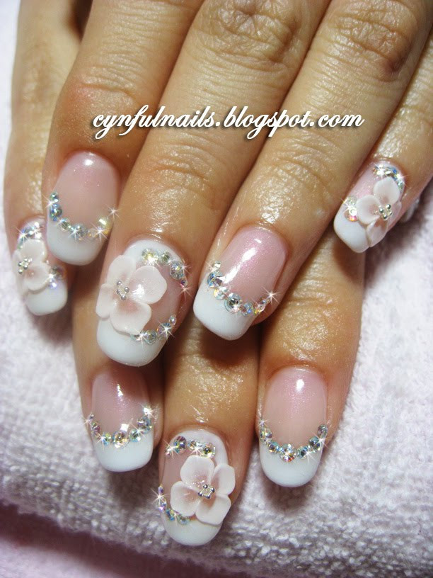Acrylic Or Gel Nails For Wedding
 Cynful Nails Bridal gel nails