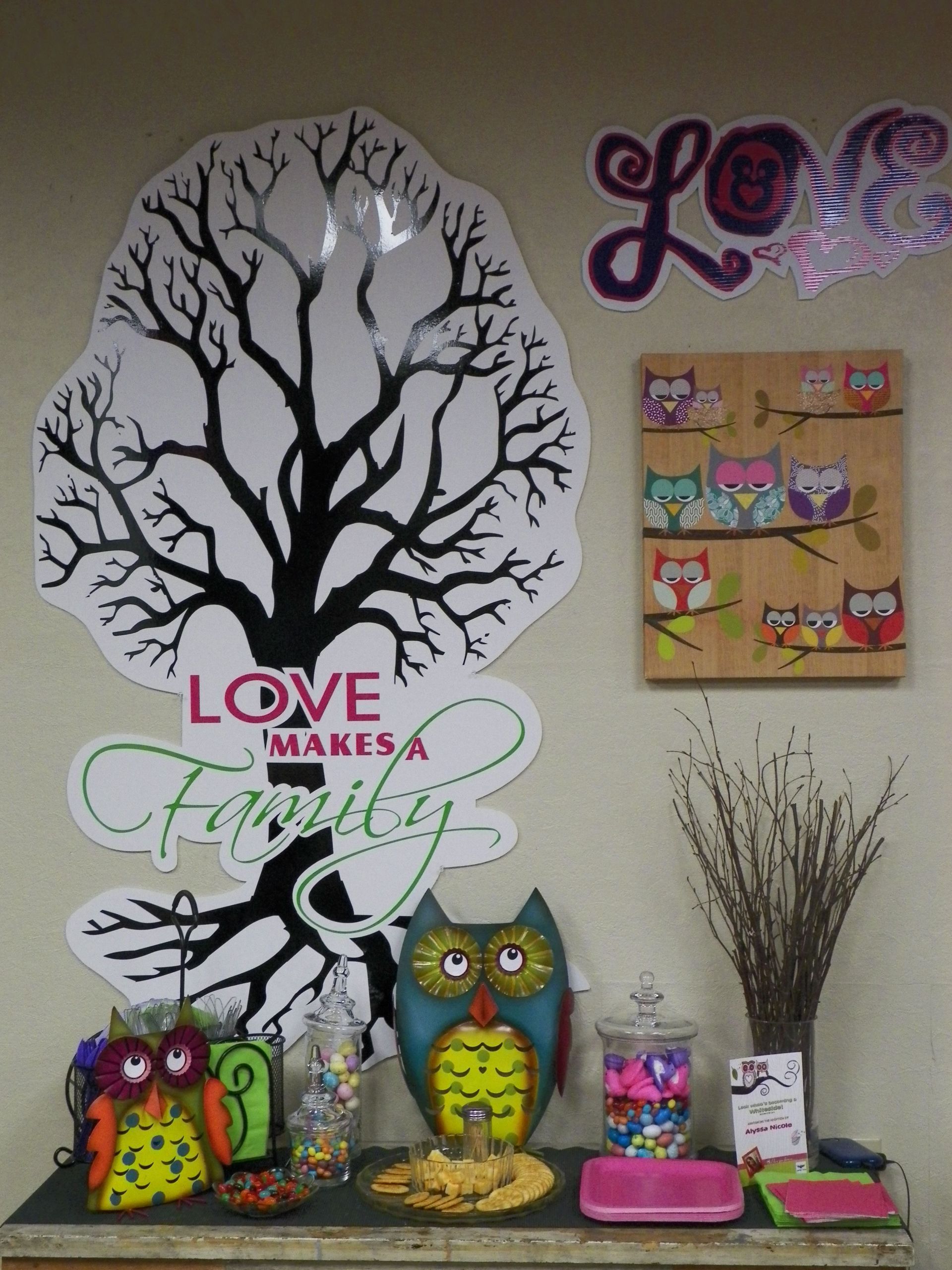 Adoption Gift Ideas For Older Child
 " owl love you forever " themed older child adoption party