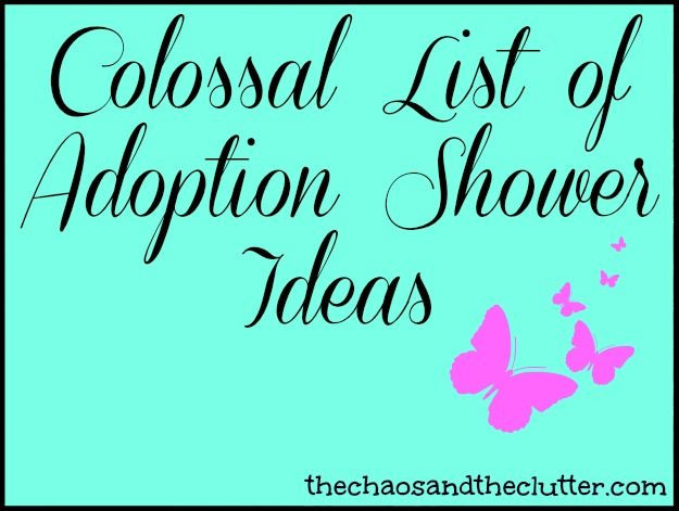 Adoption Gift Ideas For Older Child
 Showers for older adopted children idea and