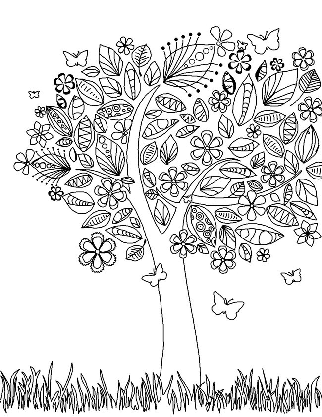 Adult Coloring Pages Free Printable
 Printable Coloring Pages for Adults 15 Free Designs