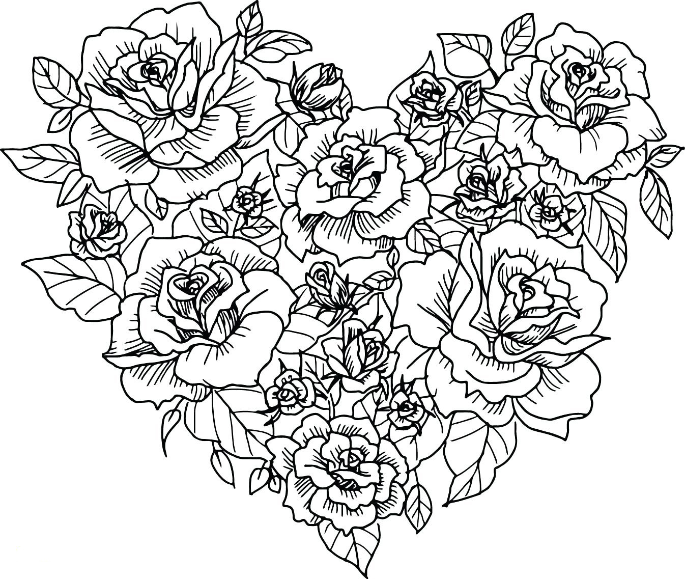 Adult Coloring Pages Heart
 Hearts Coloring Pages for Adults Best Coloring Pages For