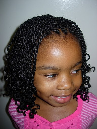 African American Hairstyles For Kids
 kinky twists hairstyle African American little girls