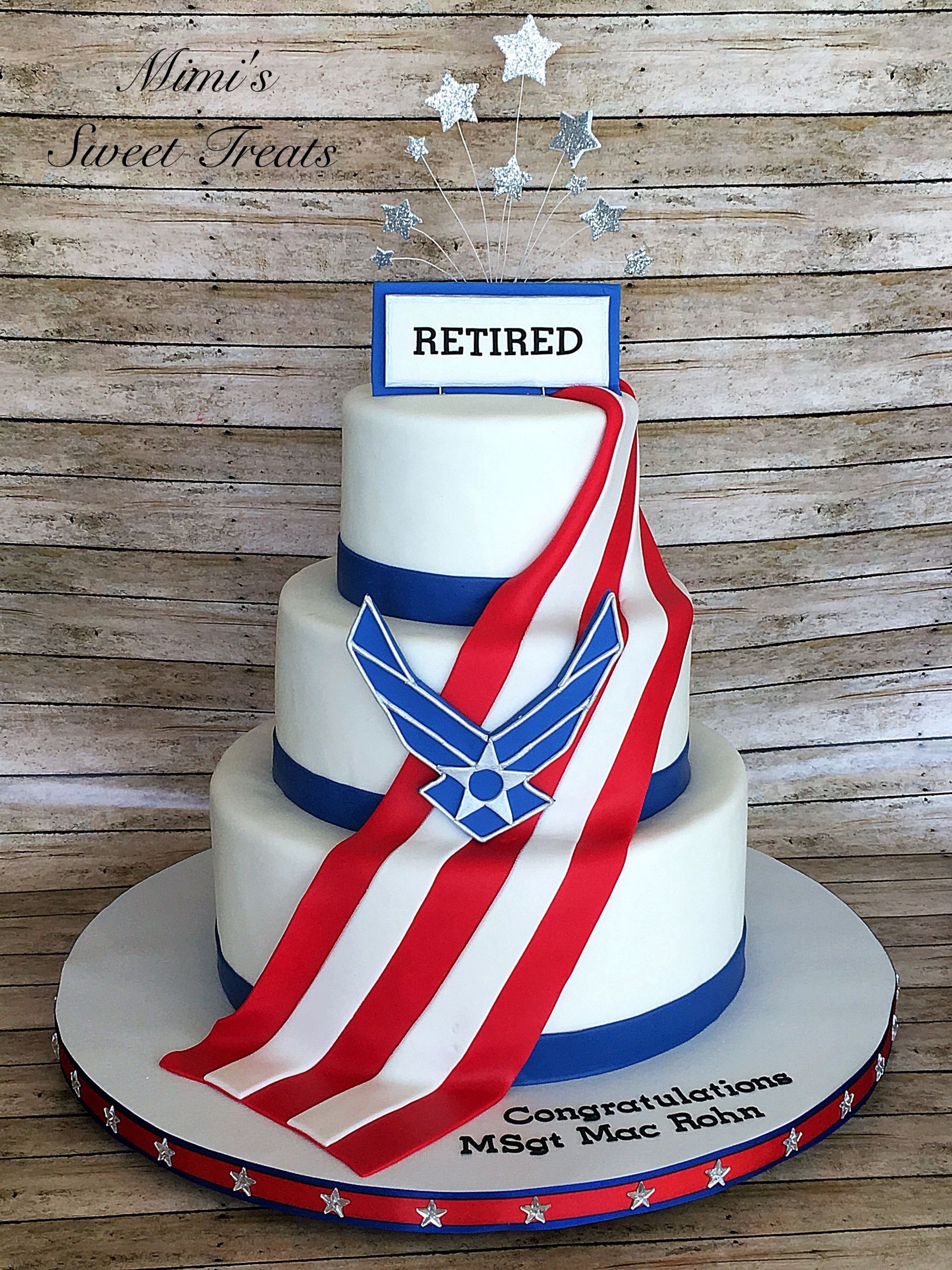 Air Force Retirement Party Ideas
 Air Force Retirement Cake