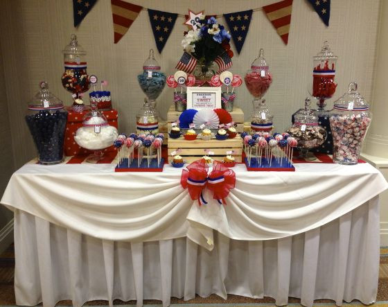 Air Force Retirement Party Ideas
 "FREEDOM IS SWEET" Dessert Bar Patriotic Themed Retirement