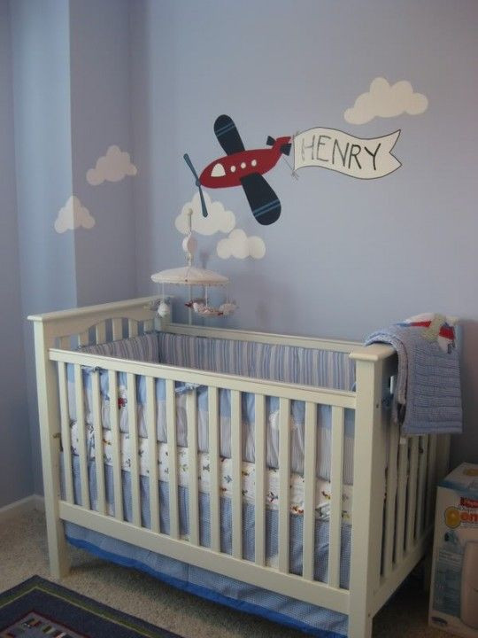 Airplane Decor For Baby Room
 36 best Hot air balloon room images on Pinterest