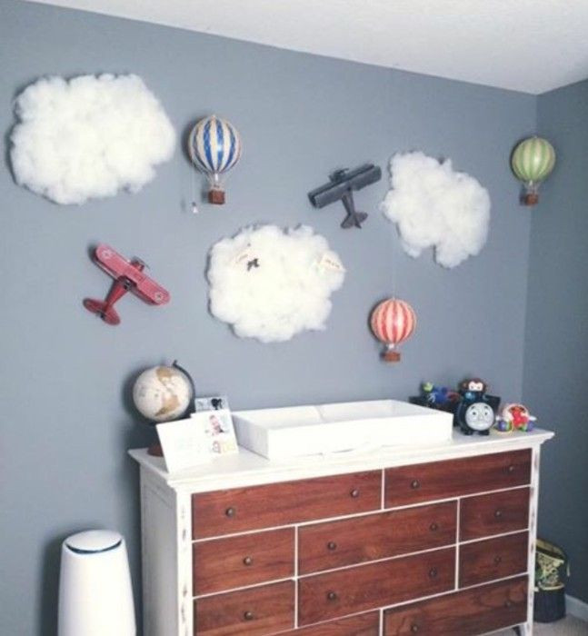 Airplane Decor For Baby Room
 vintage airplane inspired nursery