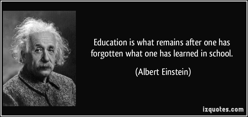 Albert Einstein Quotes About Education
 Albert Einstein Education Quotes Learning QuotesGram