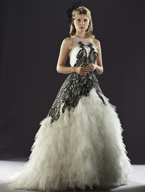 Alexander Mcqueen Wedding Dresses
 The Terrier and Lobster Peacopies Peacock Dresses by