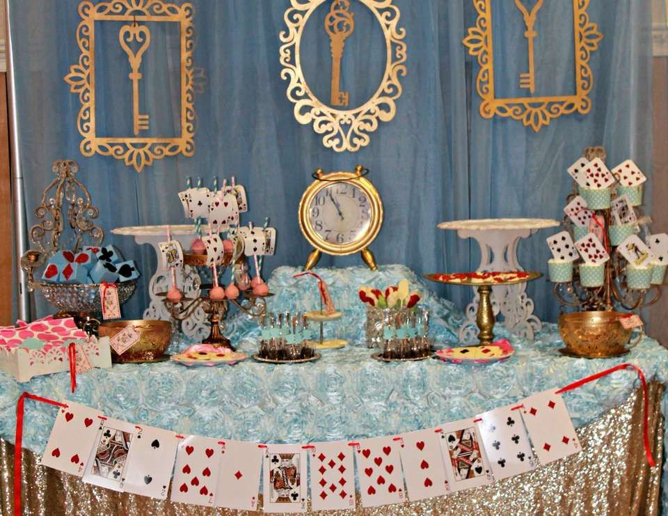 Alice In Wonderland Tea Party Ideas
 Alice in Wonderland Birthday "Alice Tea party "