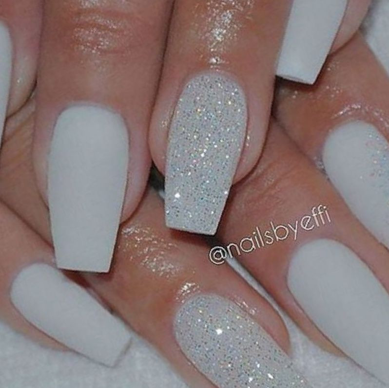 All White Nail Designs
 All White Nails With Design Wwwpixshark All