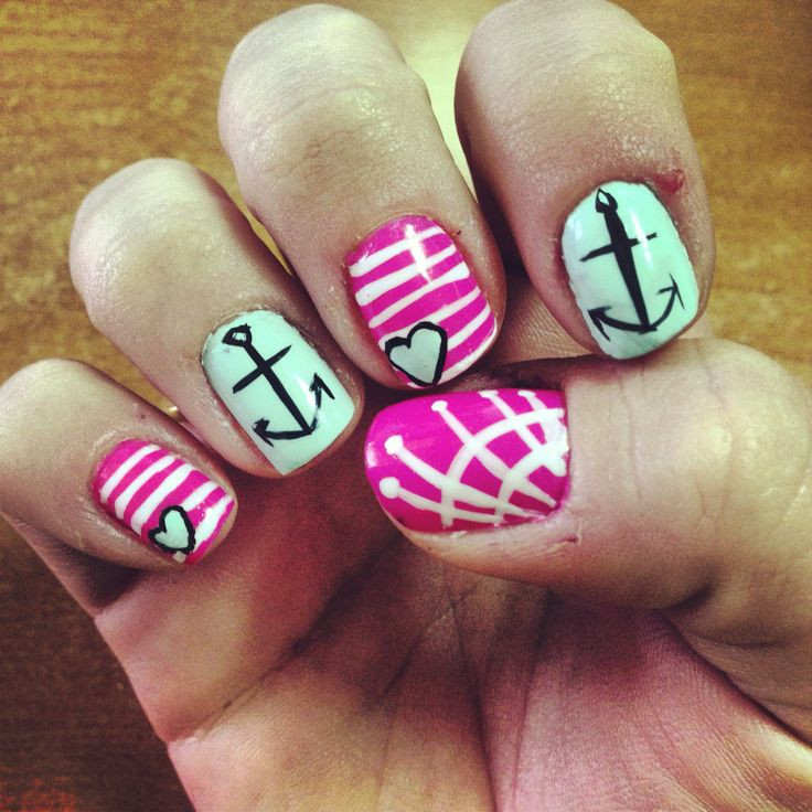 Anchor Nail Art
 78 best Anchor Nails images on Pinterest