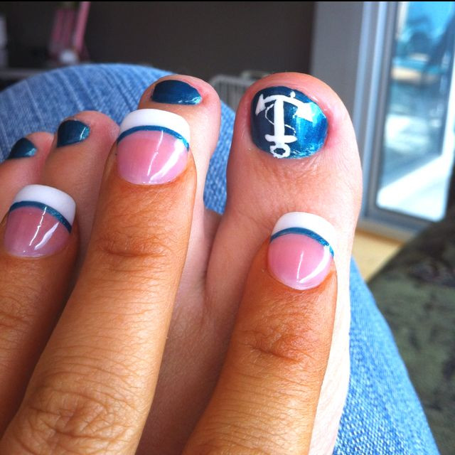 Anchor Toe Nail Designs
 78 best images about Anchor Nails on Pinterest