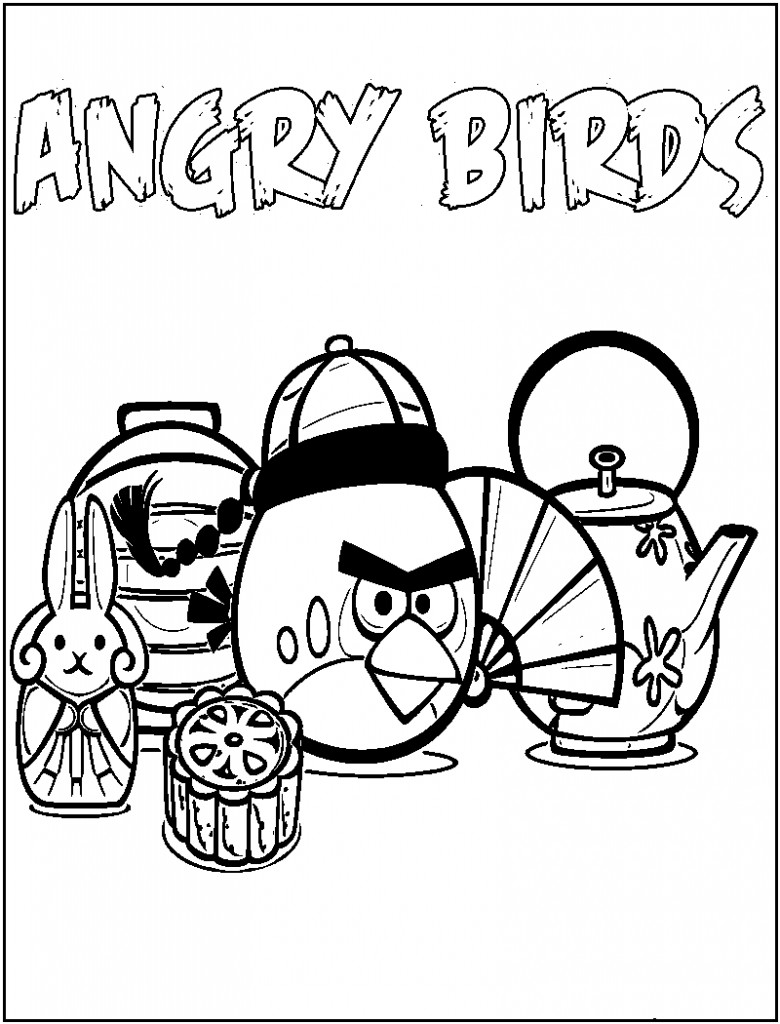 Angry Bird Printable Coloring Pages
 Free Printable Angry Bird Coloring Pages For Kids