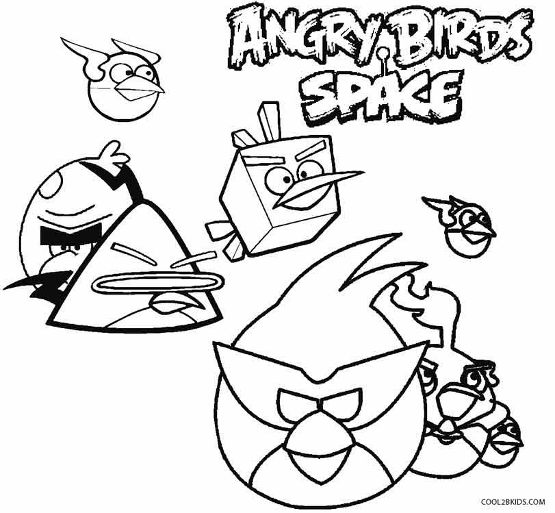 Angry Bird Printable Coloring Pages
 Printable Angry Birds Coloring Pages For Kids
