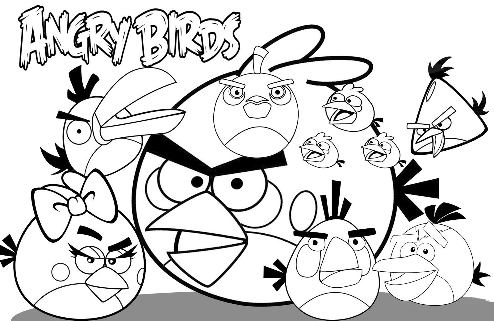 Angry Bird Printable Coloring Pages
 1000 images about Kids Coloring Pages on Pinterest