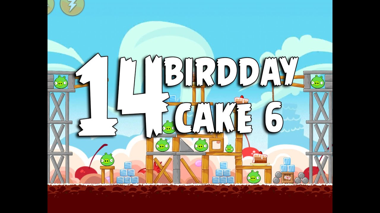 Angry Birds Birthday Party 6
 Angry Birds Birdday Party Cake 6 Level 14 Walkthrough 3