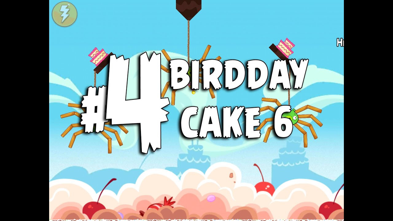 Angry Birds Birthday Party 6
 Angry Birds Birdday Party Cake 6 Level 4 Walkthrough 3