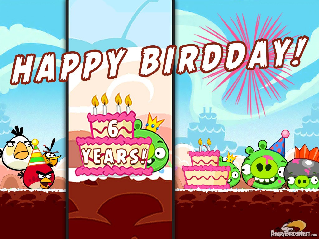 Angry Birds Birthday Party 6
 Angry Birds Turns 6 Celebrate with 15 New Levels in