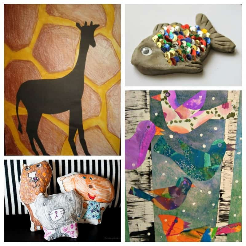 Animal Art Projects For Kids
 Moo Arf 19 Wild and Wonderful Animal Art Projects