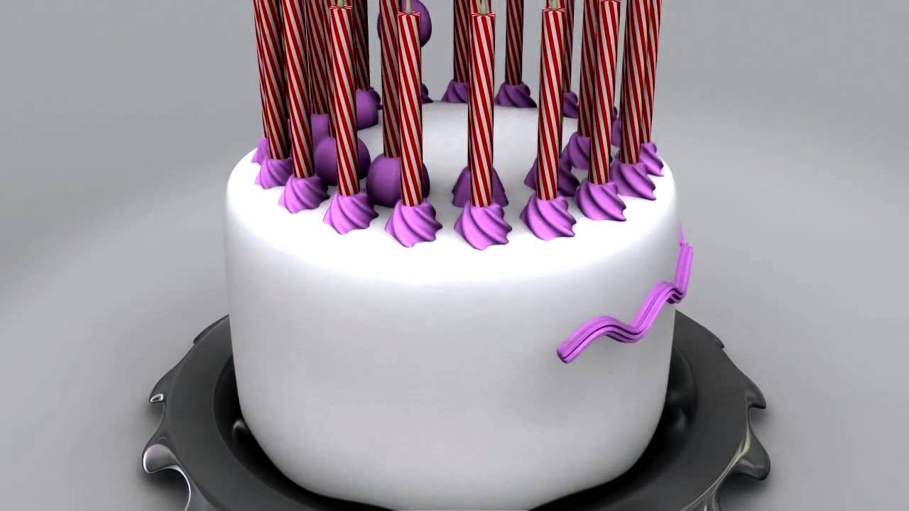 Animated Birthday Cakes
 Happy Birthday Cake Animation