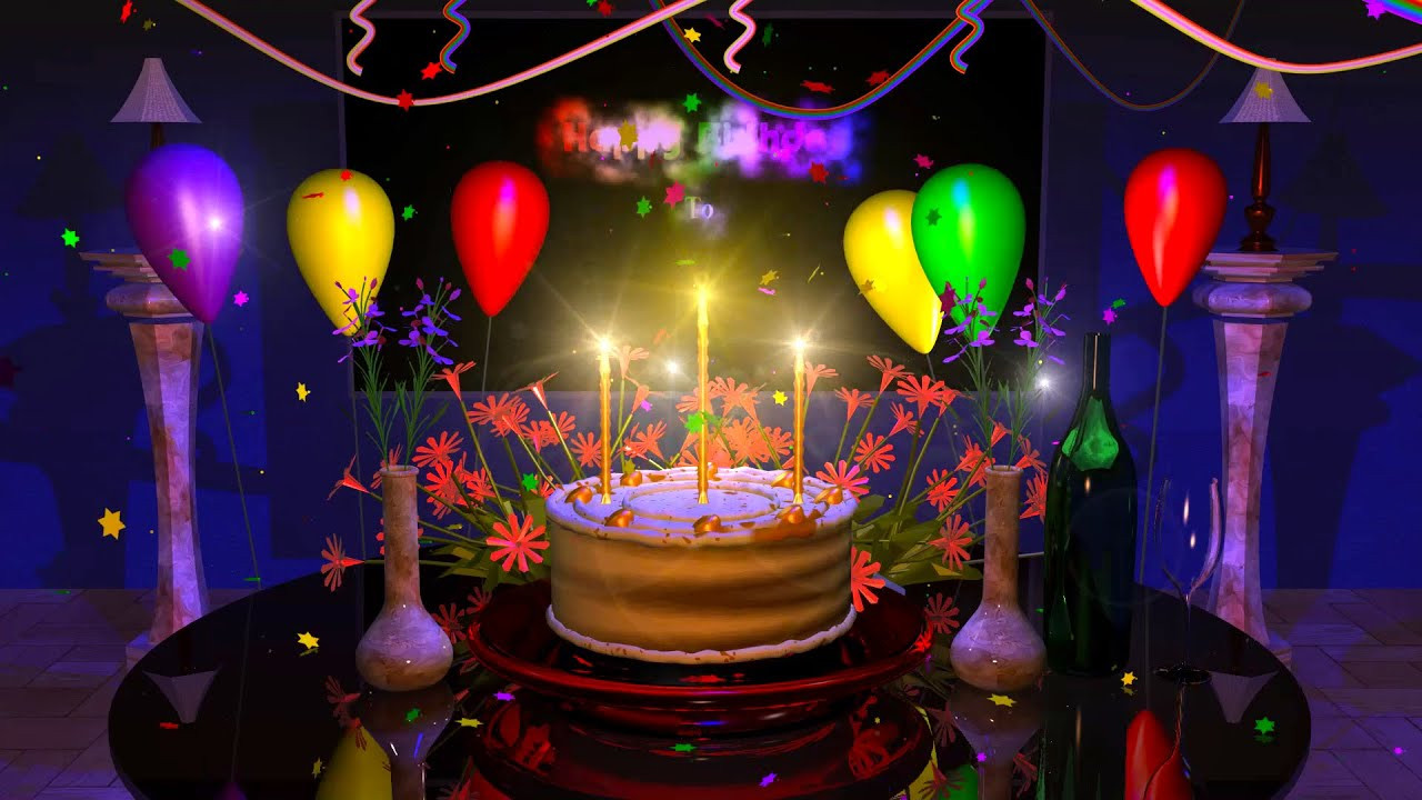Animated Birthday Cakes
 Happy Birthday Cake Presentation Animation Video