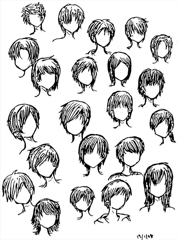 Anime Boy Short Hairstyles
 Boy Hairstyles by DNA lily on DeviantArt