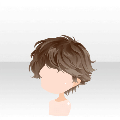 Anime Boy Short Hairstyles
 Anime hair boy short curly brown