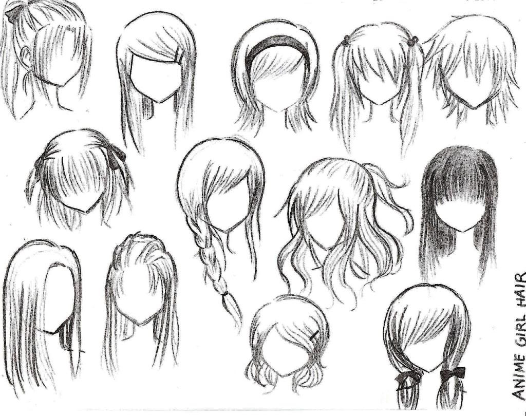 Anime Girl Hairstyles
 Easiest Hairstyle Anime Hairstyles