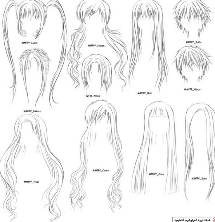 Anime Girl Hairstyles
 Anime Girl Hairstyles