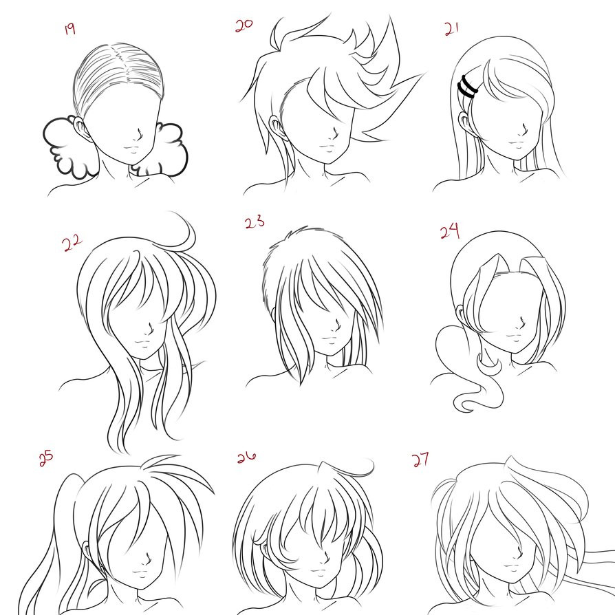 Anime Girl Hairstyles
 Cute Anime Hairstyles trends hairstyle