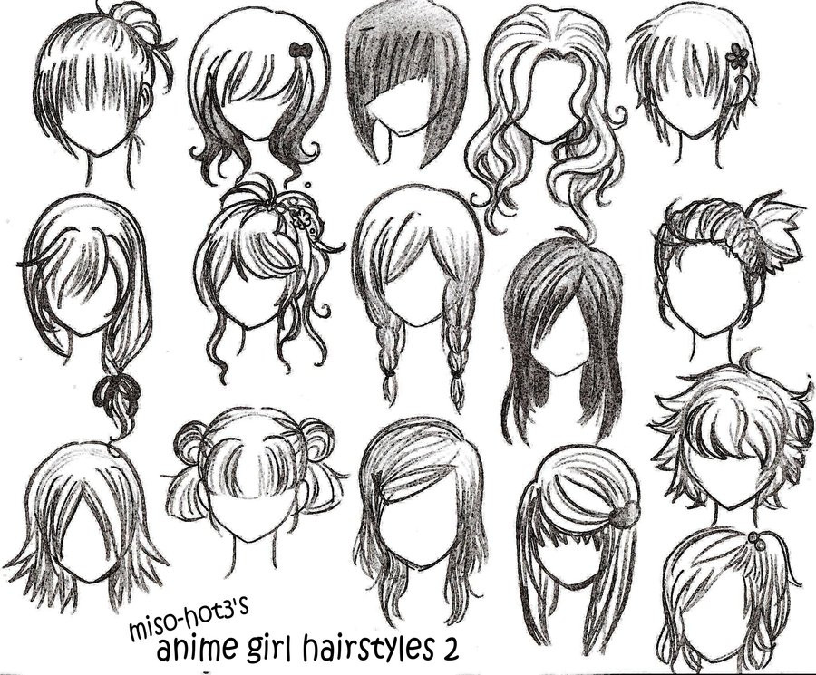 Anime Girl Hairstyles
 California Girls