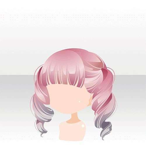 Anime Girl Pigtail Hairstyle
 浪漫オリヅル診療所｜＠games アットゲームズ anime hair pink curly pigtails