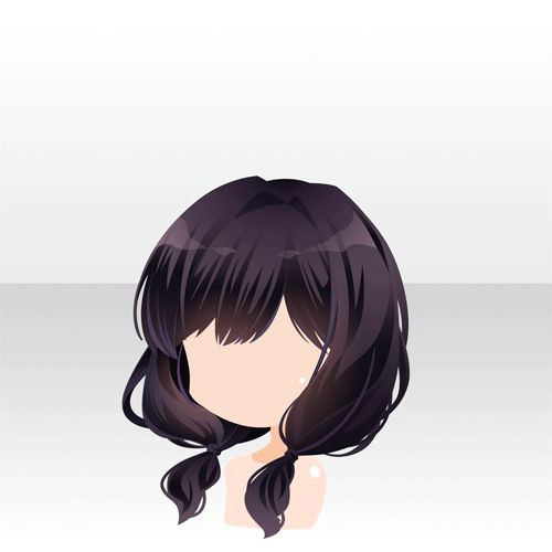 Anime Girl Pigtail Hairstyle
 純喫茶黒猫堂｜＠games アットゲームズ anime hair loose pigtails dark