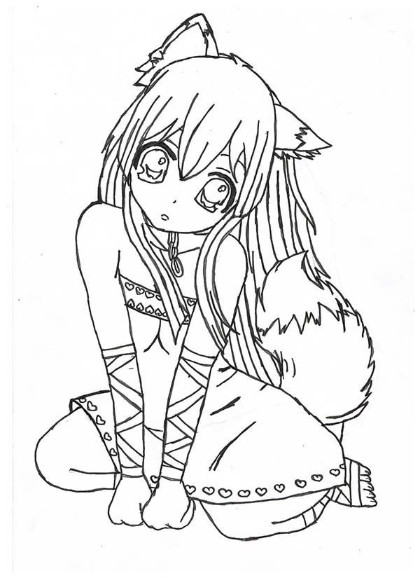 Anime Girls Coloring Pages
 Pin by Jessica Wiggins on SKETCHES in 2019