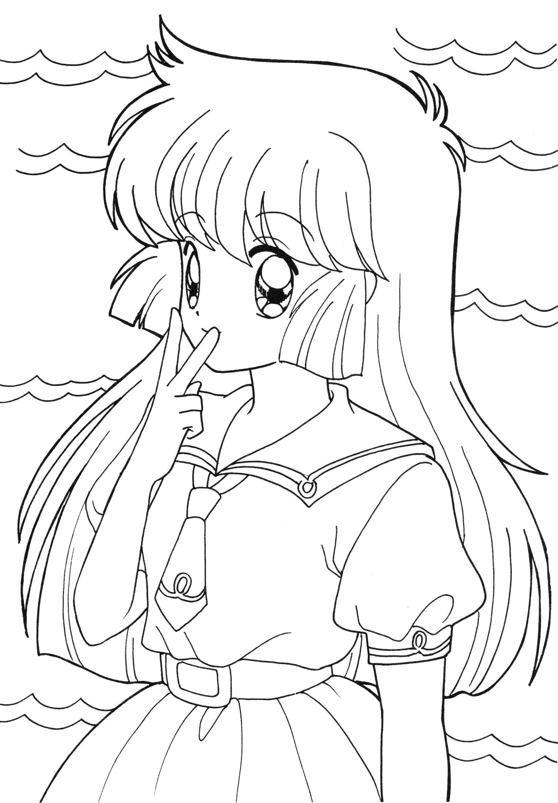 Anime Girls Coloring Pages
 Anime Coloring Pages Best Coloring Pages For Kids