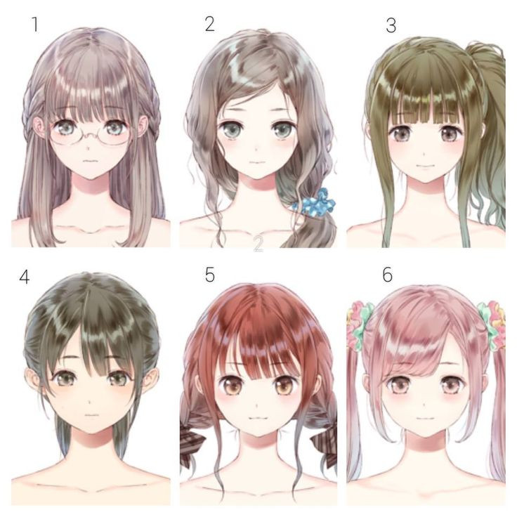 Anime Girls Hairstyles
 Best 25 Anime hairstyles ideas on Pinterest
