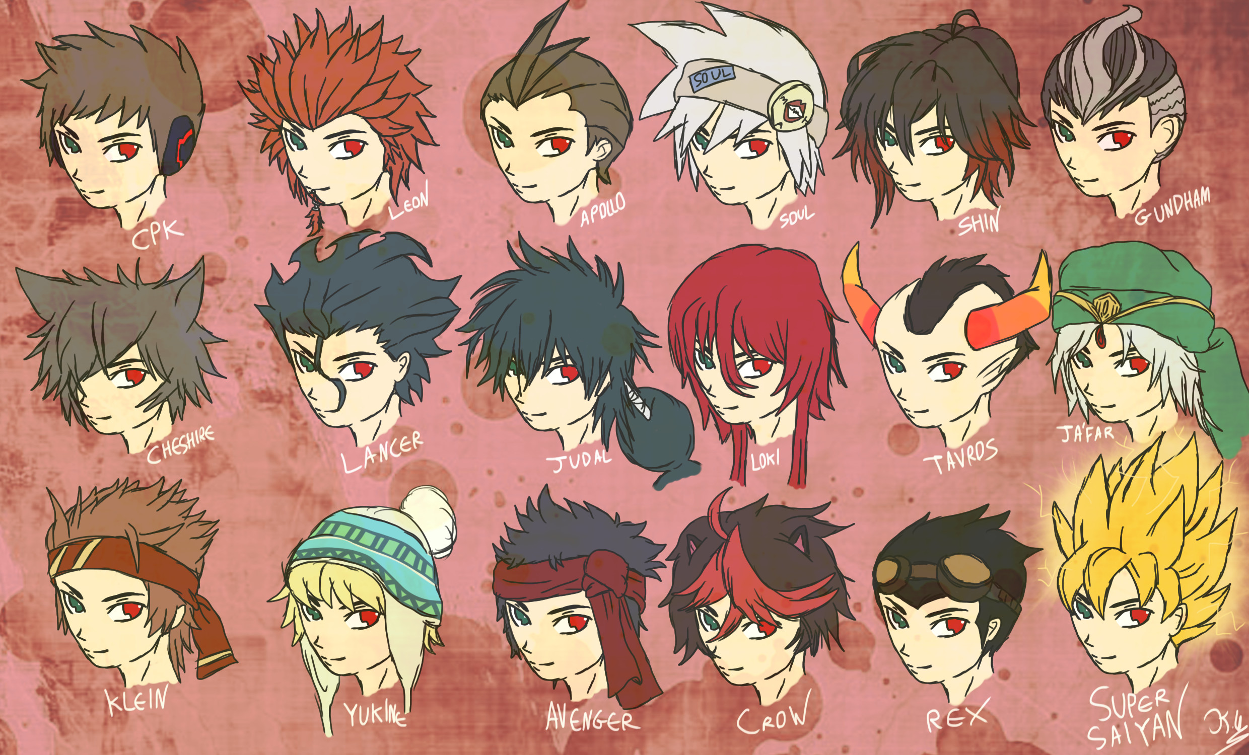 Anime Hairstyle Male
 Male Anime Hairstyles by Kaniac101 on DeviantArt