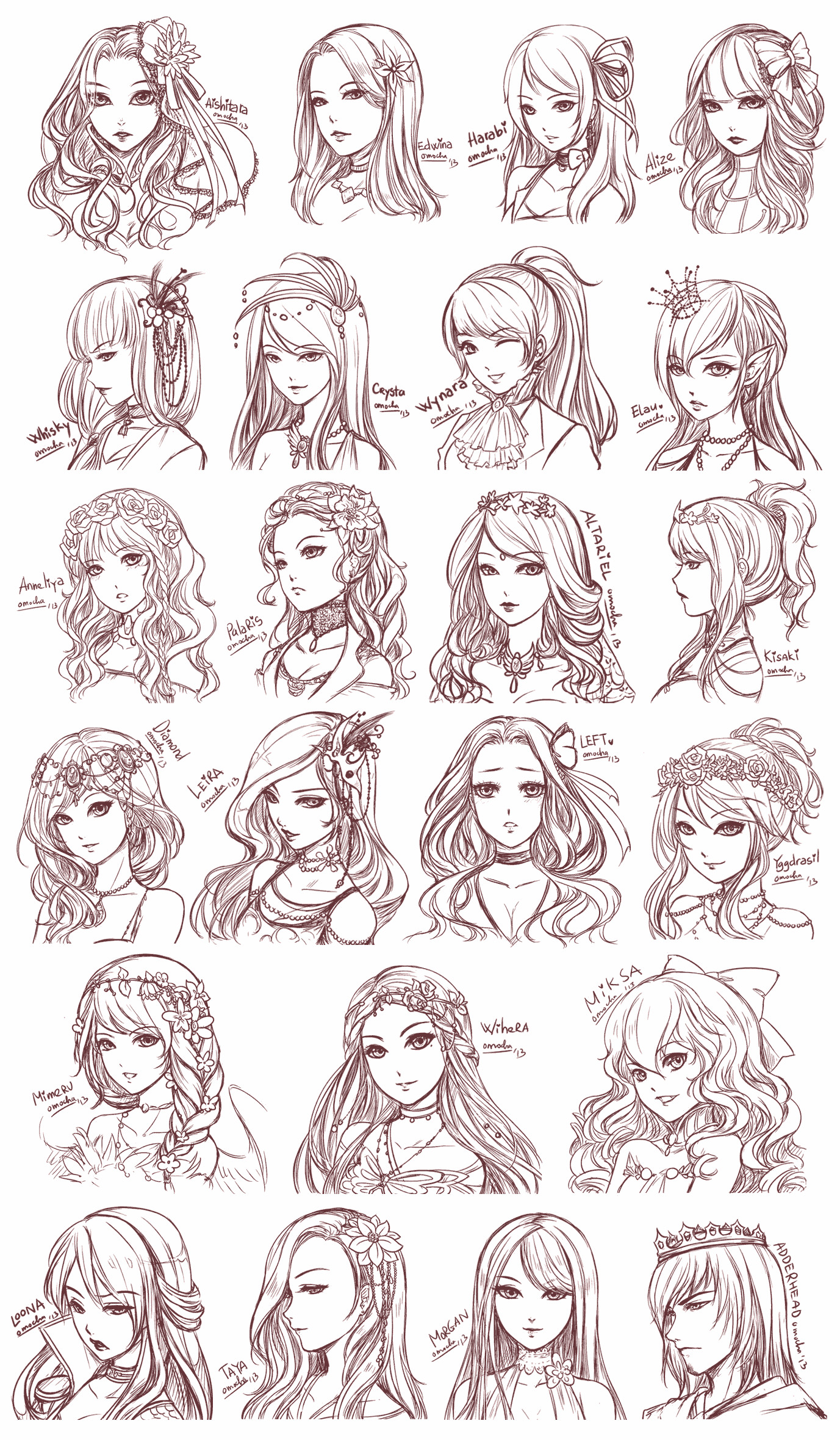 Anime Hairstyles Drawing
 Anime Hair Drawing Reference and Sketches for Artists