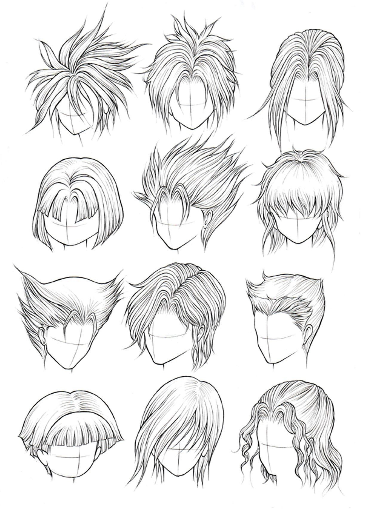 Anime Hairstyles Drawing
 Kanji de Manga Vol 3 cover image