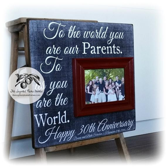 Anniversary Gifts For Parents From Kids
 Parents Anniversary Gift 30th Anniversary Gifts 50th