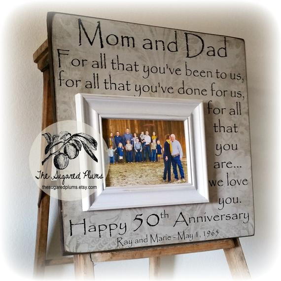 Anniversary Gifts For Parents From Kids
 50th Anniversary Gifts Parents Anniversary Gift For All That