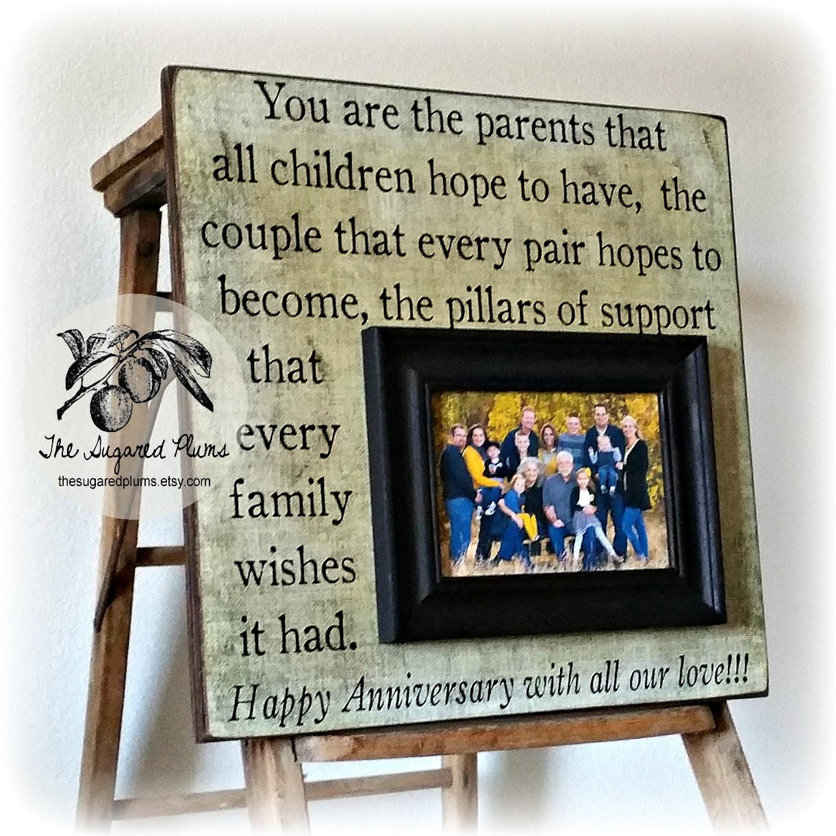 Anniversary Gifts For Parents From Kids
 Parents Anniversary Gift 50th Anniversary Gifts You are the