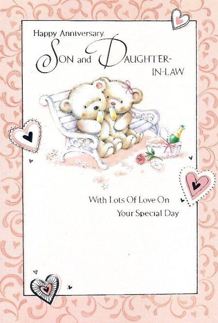 Anniversary Quotes For Son And Daughter In Law
 happy anniversary wishes to son