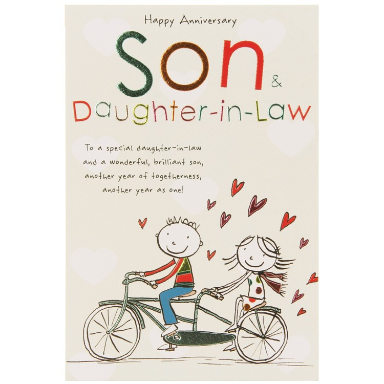 Anniversary Quotes For Son And Daughter In Law
 Paperlink Tinklers Son & Daughter in Law