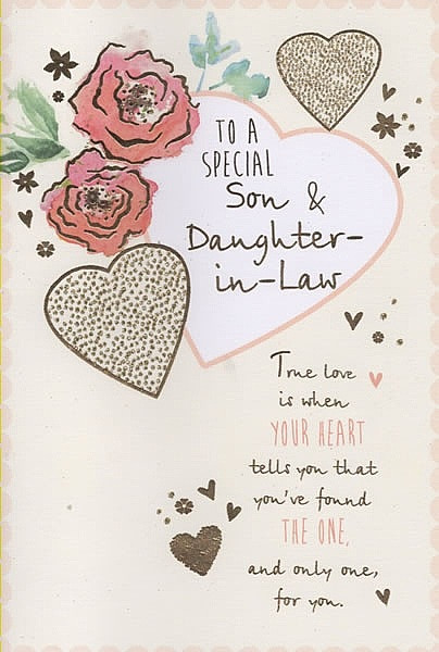 Anniversary Quotes For Son And Daughter In Law
 Family Anniversary Cards To A Special Son & Daughter in Law