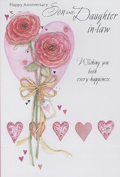 Anniversary Quotes For Son And Daughter In Law
 Image result for very happy anniversary Cards