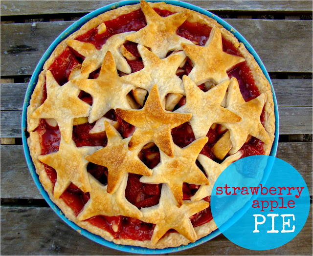 Apple Pie 4Th Of July
 Family Feedbag Strawberry apple pie with pastry stars