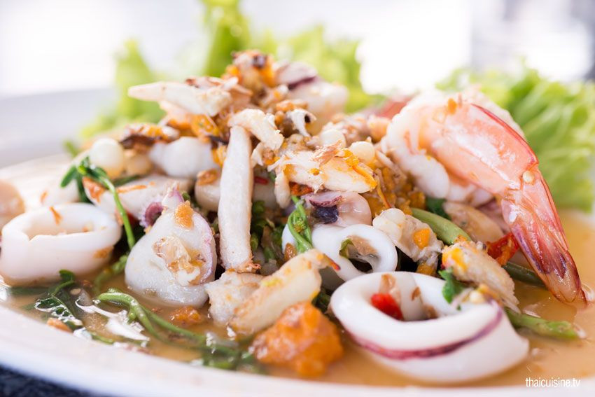 Applebee'S International Inc Thai Shrimp Salad
 Learn to make a delicious spicy seafood salad Yum Talay